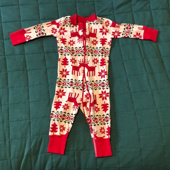Hanna Andersson big zip sleeper in Dear Deer, Christmas, size 6-9 months/60 cm - Picture 1 of 2